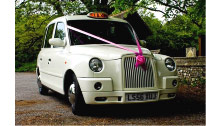 White wedding cars