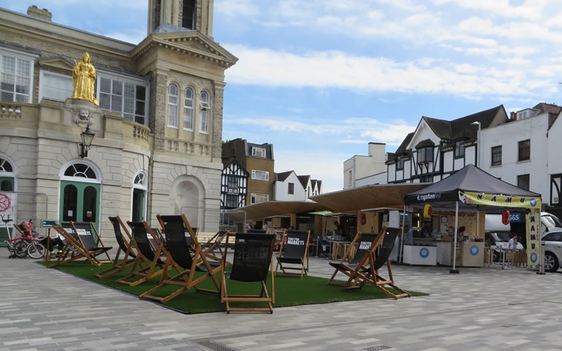 Kingston town centre Ancient Market Place < Kingston Online guide to  Kingston upon Thames